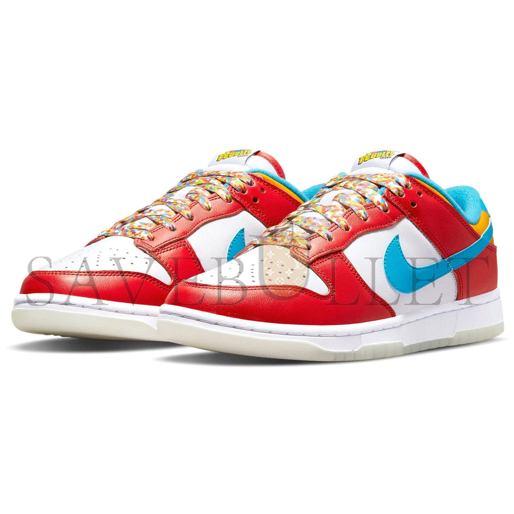 NIKE LEBRON JAMES X NIKE DUNK LOW FRUITY PEBBLES DH8009-600